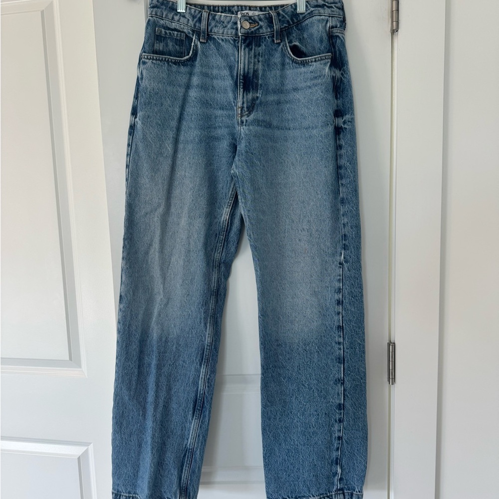 Zara Straight Leg Blue Jeans